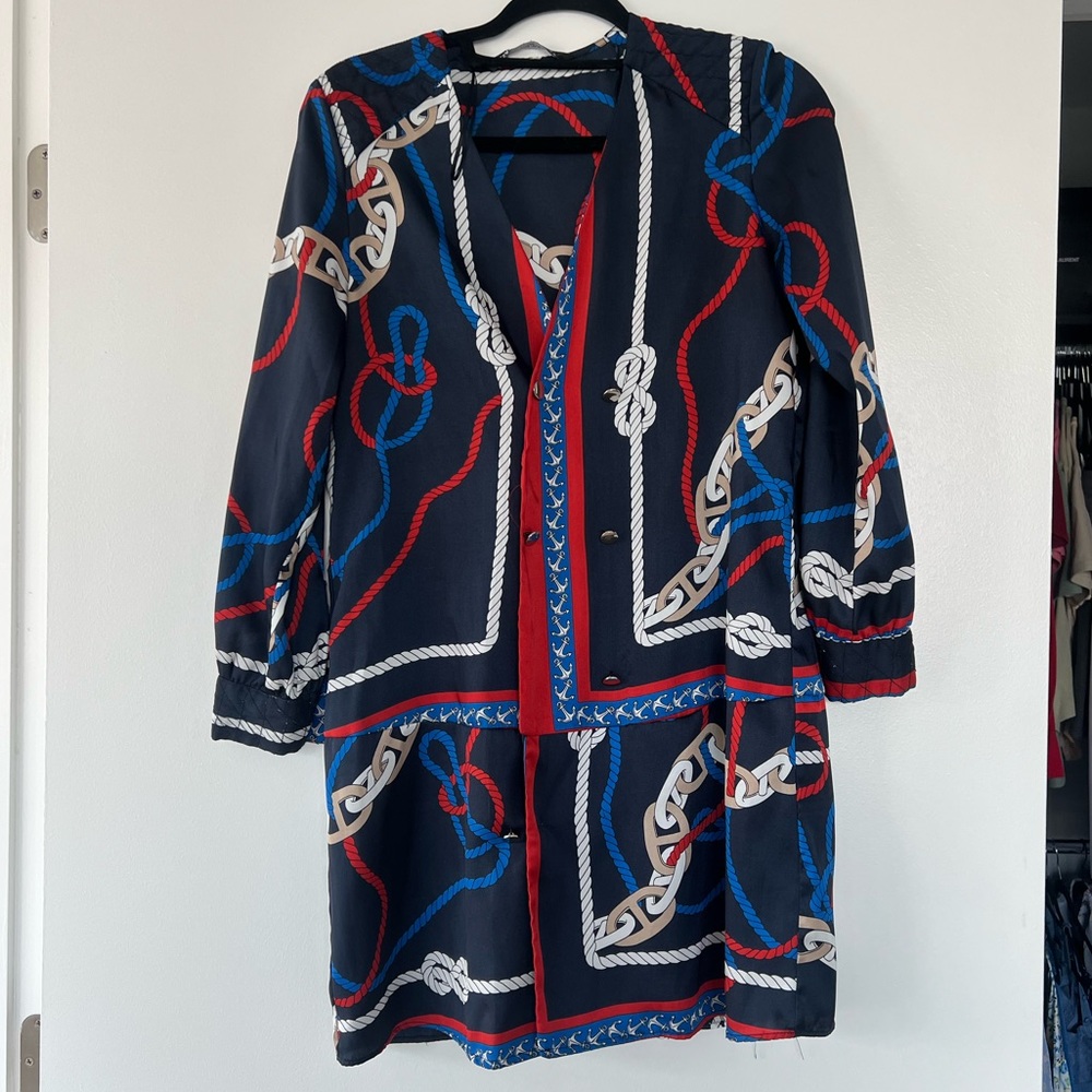 ZARA CHAIN DRESS SMALL
